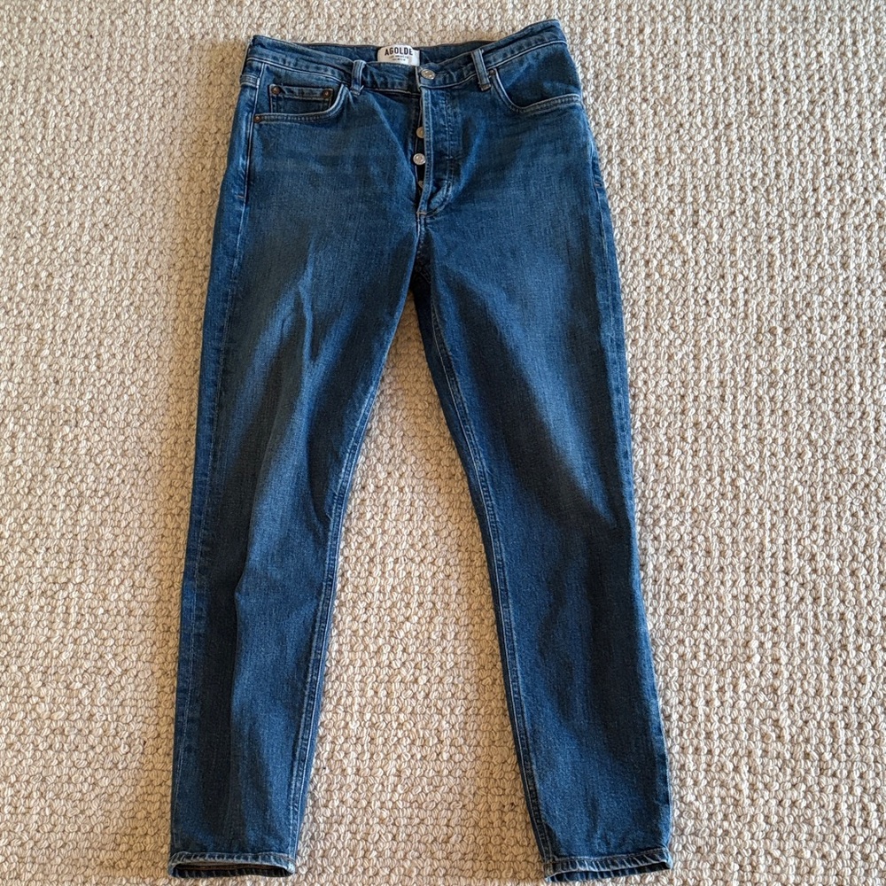 Agolde Dark Blue Skinny Jeans